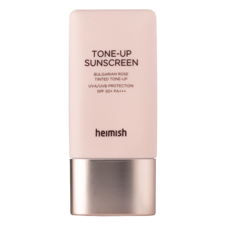 Heimish - Bulgarian Rose Tone-up Sunscreen SPF50+ PA+++ - Krem Tonujący z Wysoką Ochroną Przeciwsłoneczną
